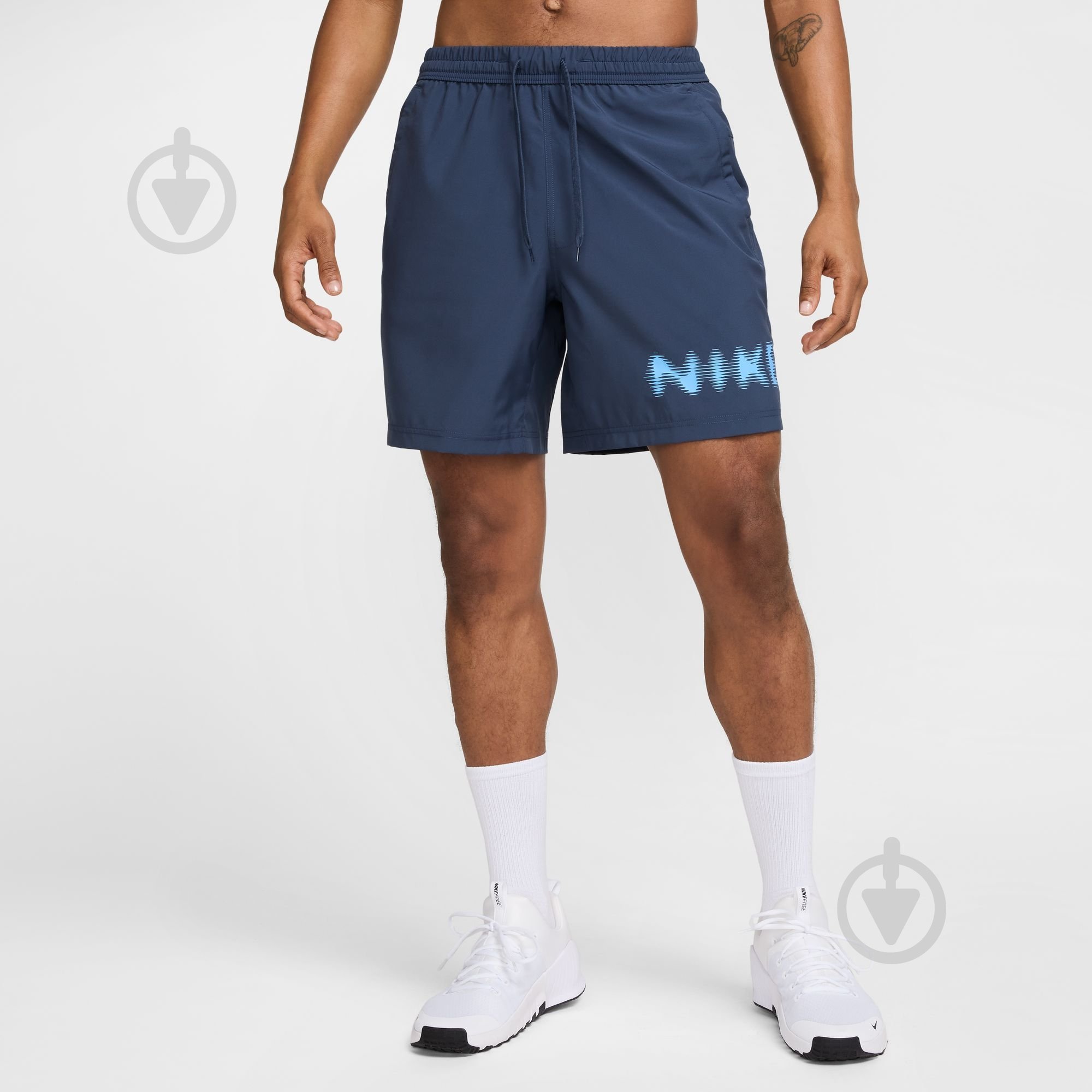 Шорти Nike M NK DF FORM 7IN UL SHORT SWOO HJ3105-437 р. L синій - фото 1