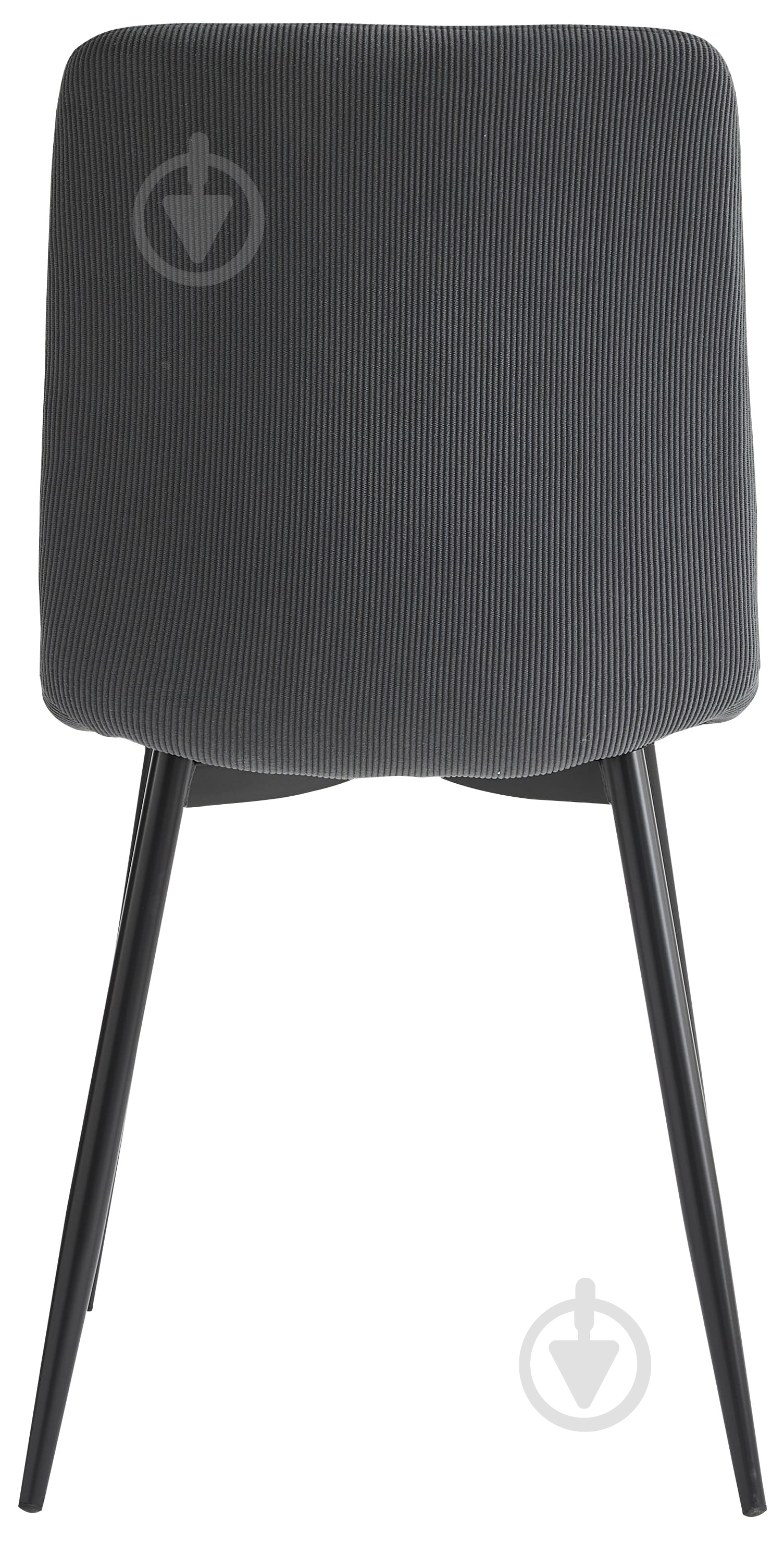 Стілець Fly FS1 velvet Grey-38 сірий / чорний - фото 4