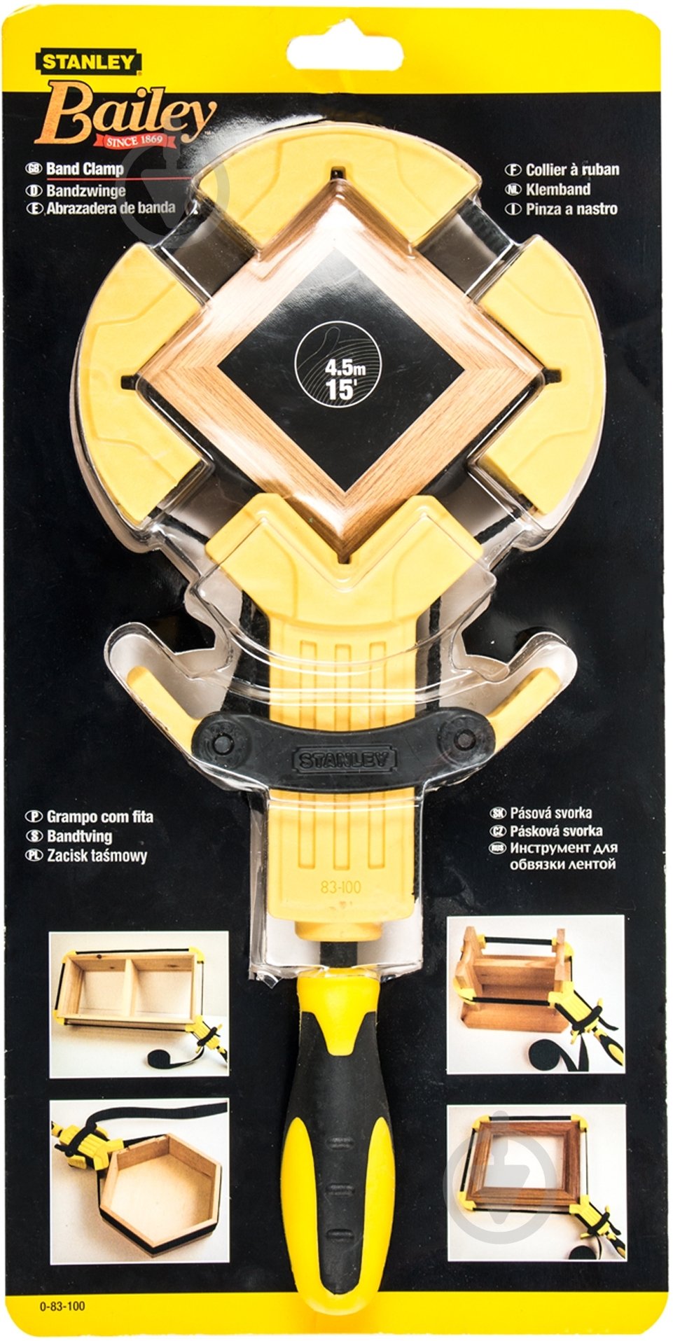 Струбцина Stanley Bailey 0-83-100 - фото 3 Струбцина Stanley Bailey 0-83-100 - фото 3