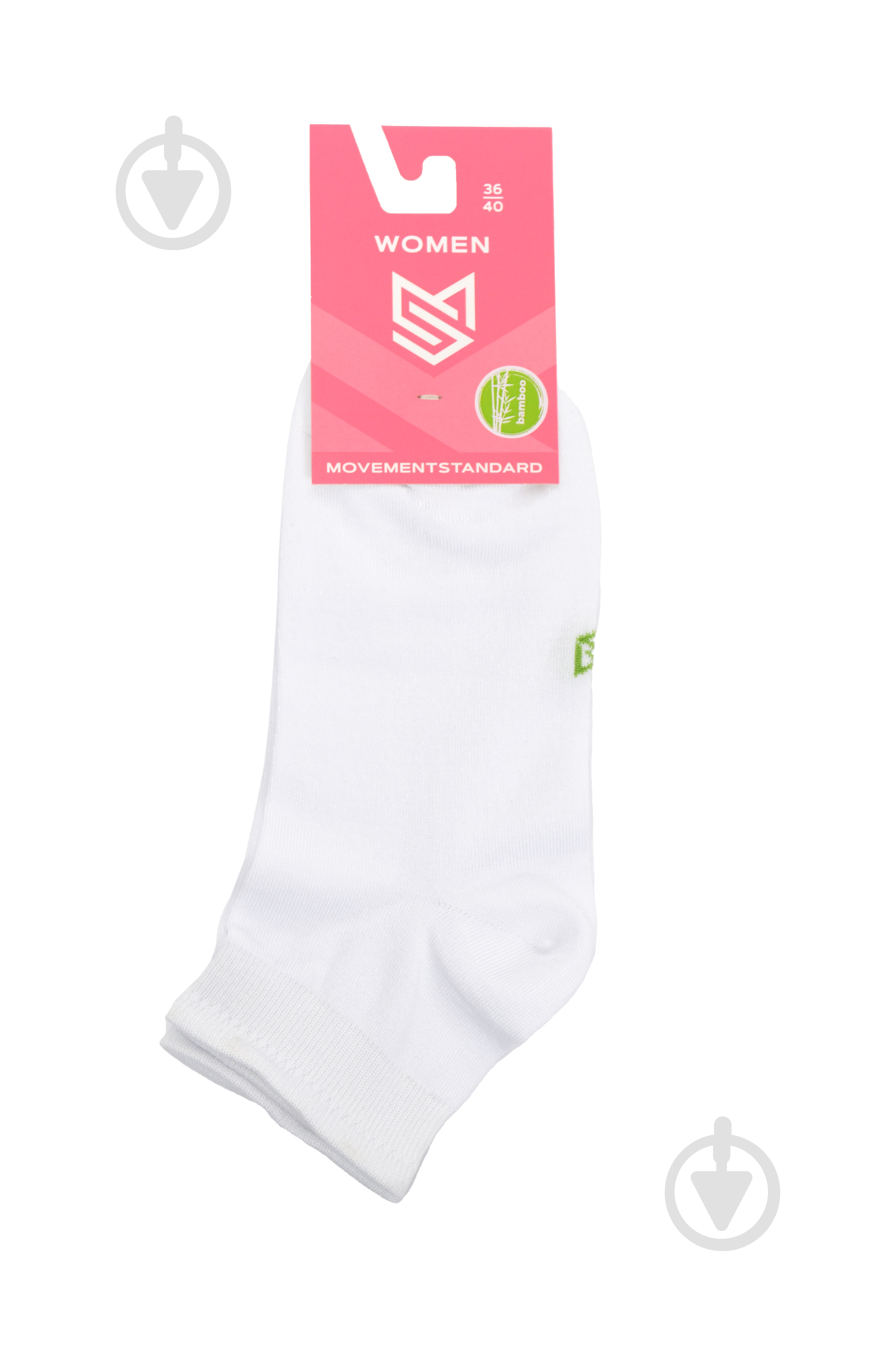 Шкарпетки жіночі MovementStandard MS M0102S (бамбук) р.39-41 білий - фото 2 Шкарпетки жіночі MovementStandard MS M0102S (бамбук) р.39-41 білий - фото 2