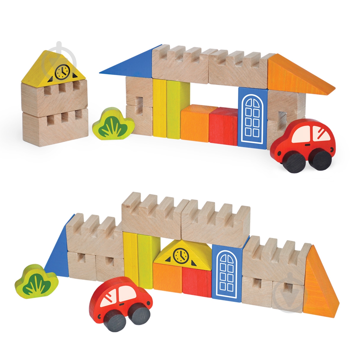 Блоки строительные Igroteco Город 18 элементов 900538 - фото 2 Блоки строительные Igroteco Город 18 элементов 900538 - фото 2