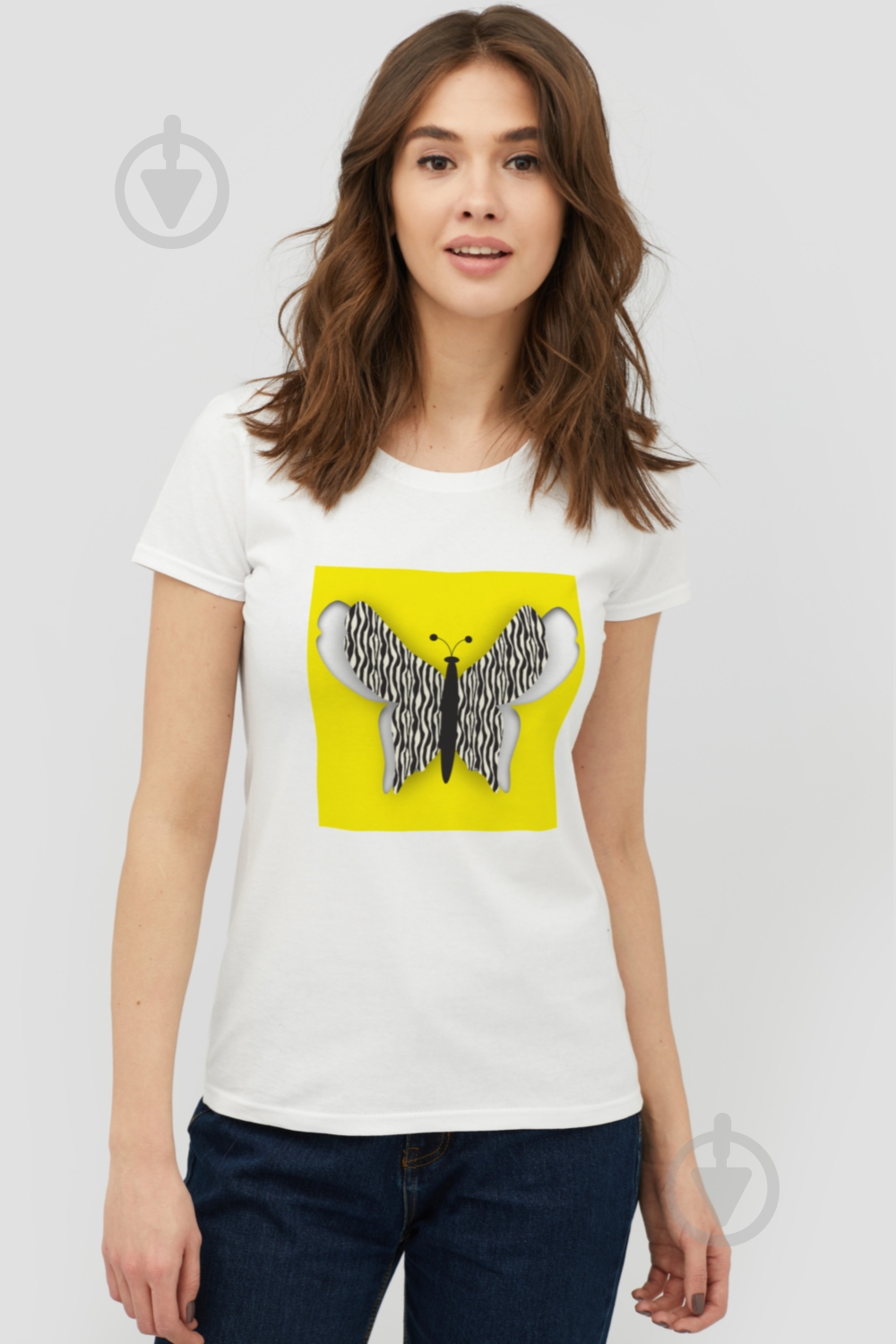 Футболка YAPPI Basic WW1047 р.S білий - фото 1 Футболка YAPPI Basic WW1047 р.S білий - фото 1