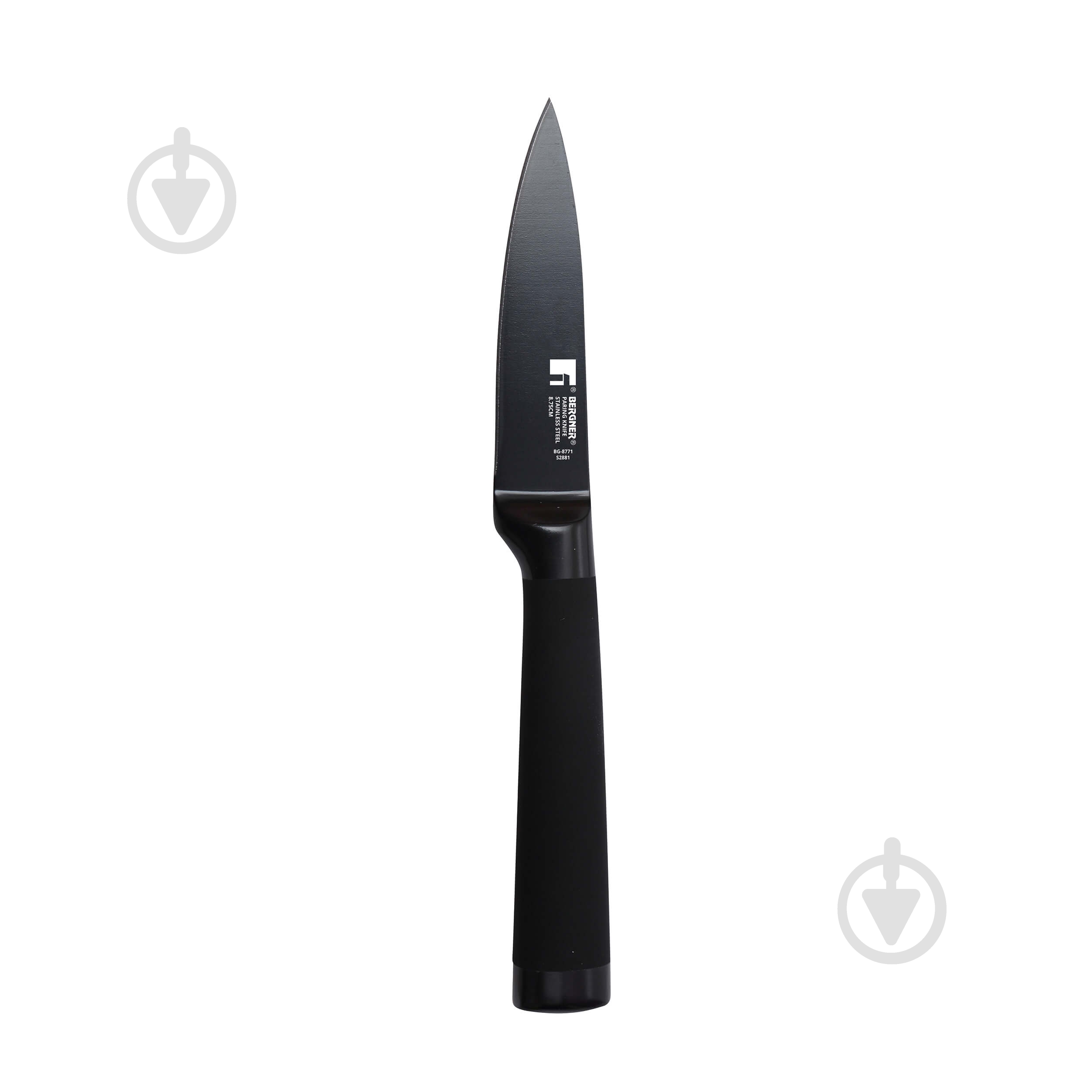 Нож для чистки овощей Bergner Blackblade 8,75 см BG-8771 - фото 1
