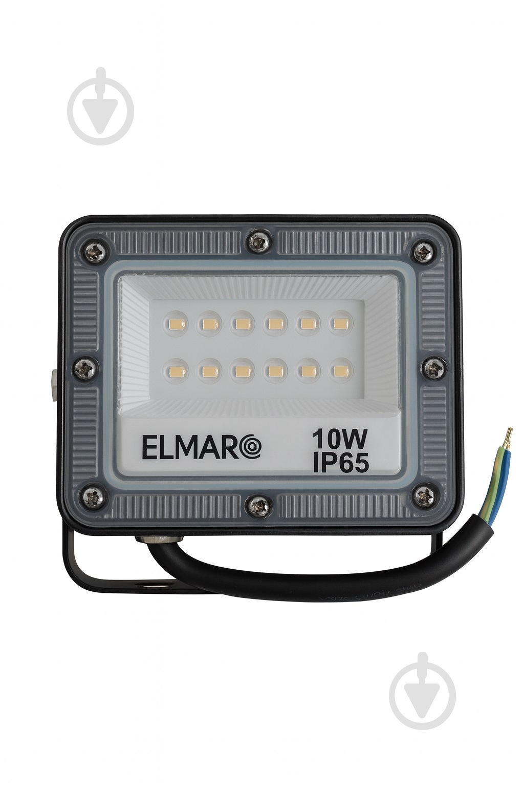 Прожектор світлодіодний Elmar SFL 10 Вт IP65 темно-сірий SFL.10.6400.IP65 - фото 1
