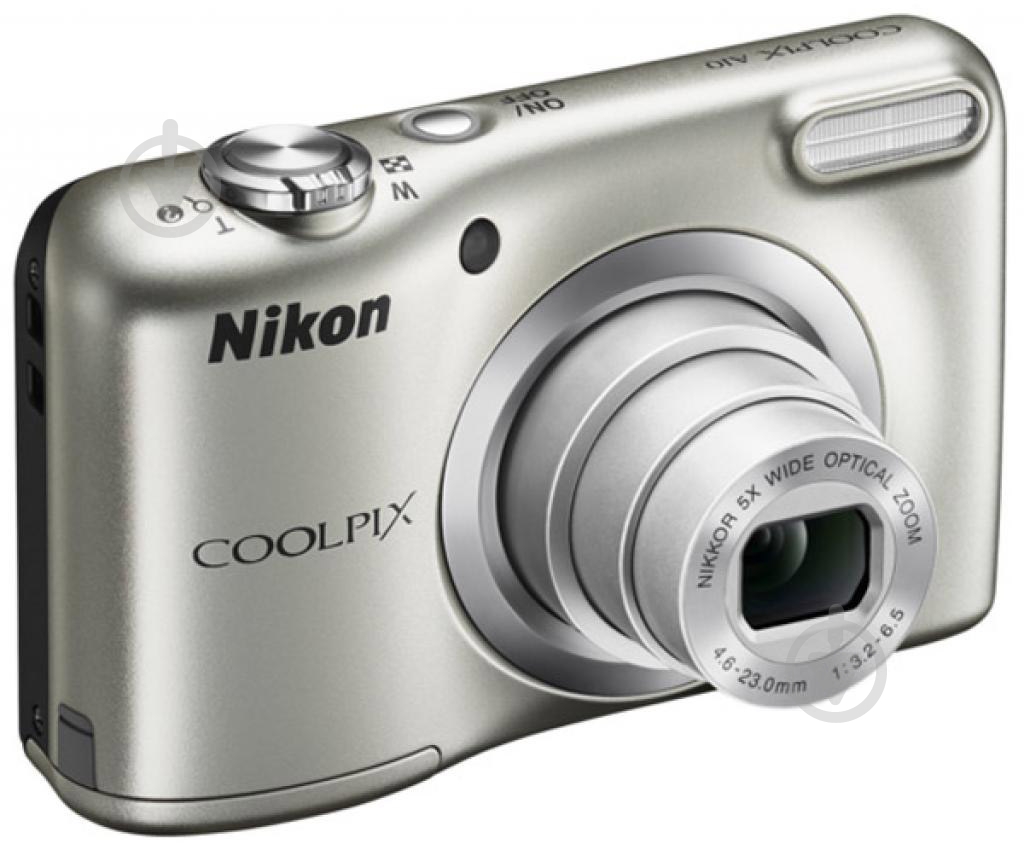 Фотоаппарат Nikon Coolpix A10 silver - фото 3