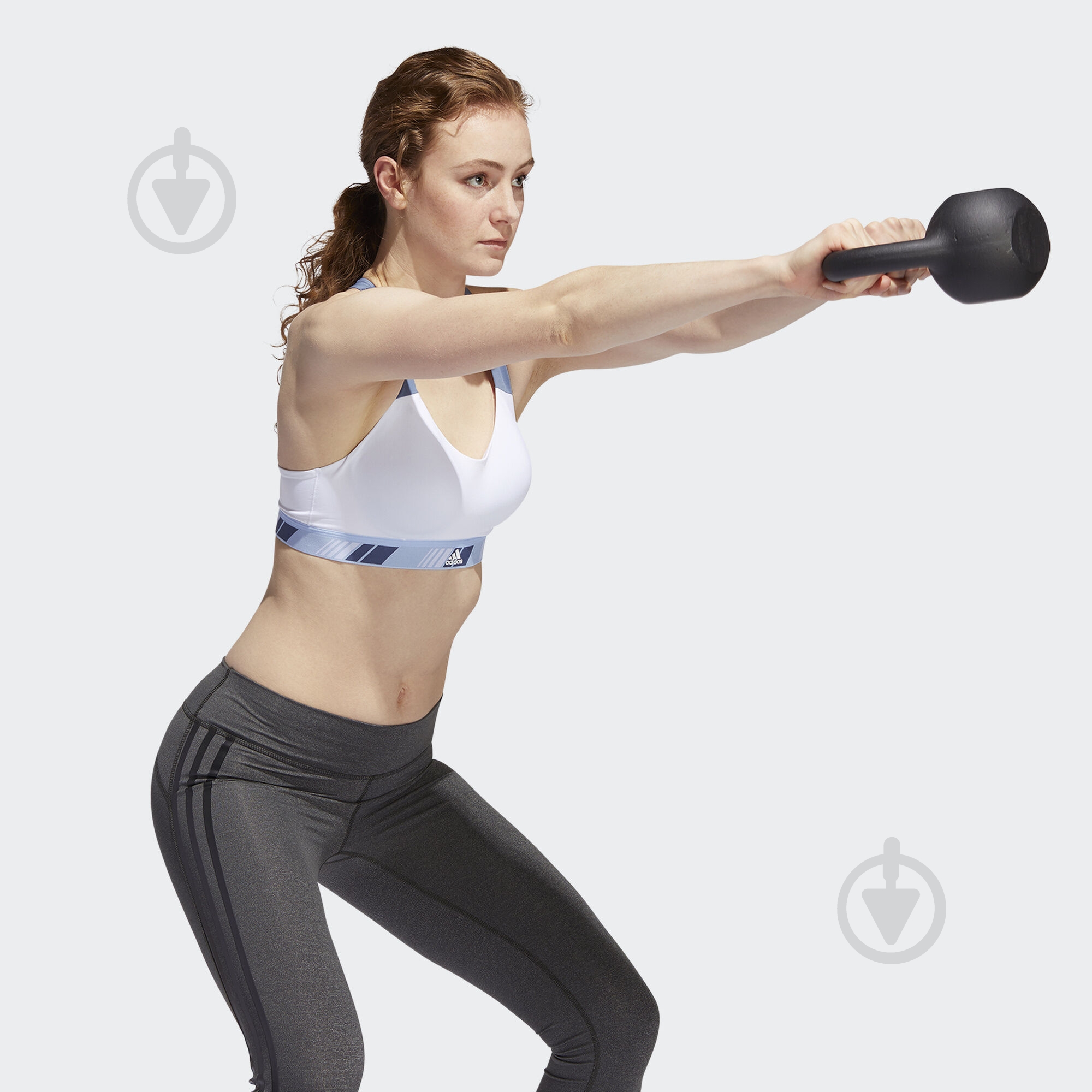 Бра Adidas SFI MOTO GR BRA EA3243 р.75D белый - фото 4