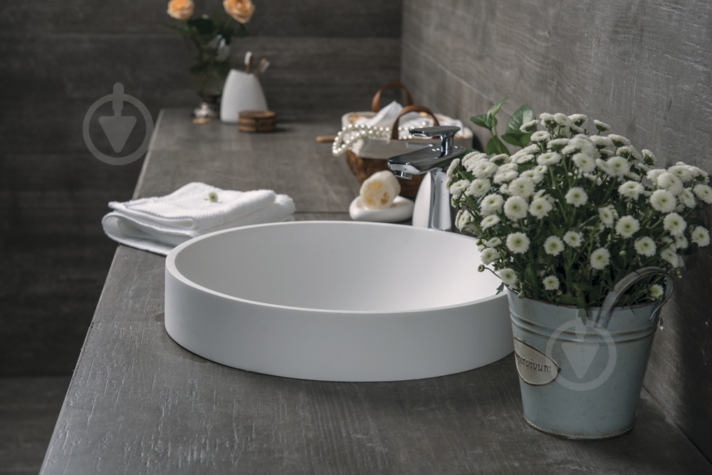 Умивальник Alex Baitler Solid Surface 435х435х130 - фото 4 Умивальник Alex Baitler Solid Surface 435х435х130 - фото 4