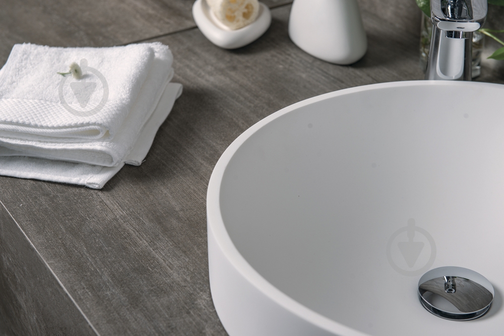 Умивальник Alex Baitler Solid Surface 435х435х130 - фото 6 Умивальник Alex Baitler Solid Surface 435х435х130 - фото 6