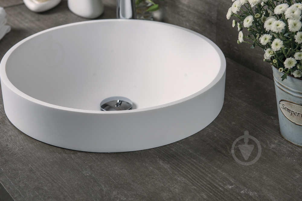 Умивальник Alex Baitler Solid Surface 435х435х130 - фото 5 Умивальник Alex Baitler Solid Surface 435х435х130 - фото 5