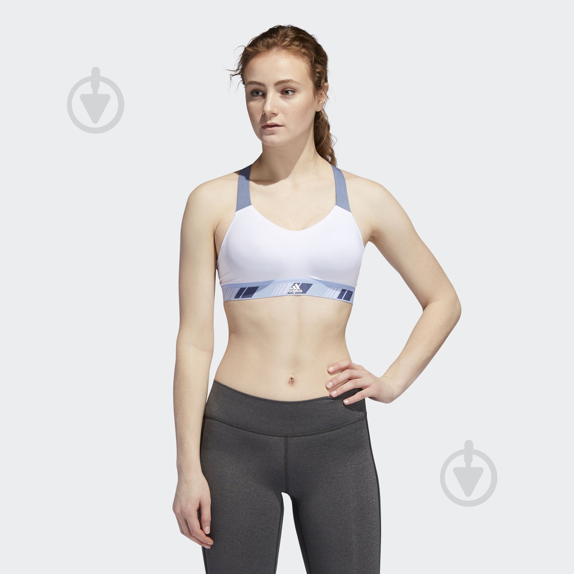 Бра Adidas SFI MOTO GR BRA EA3243 р.80A белый - фото 3