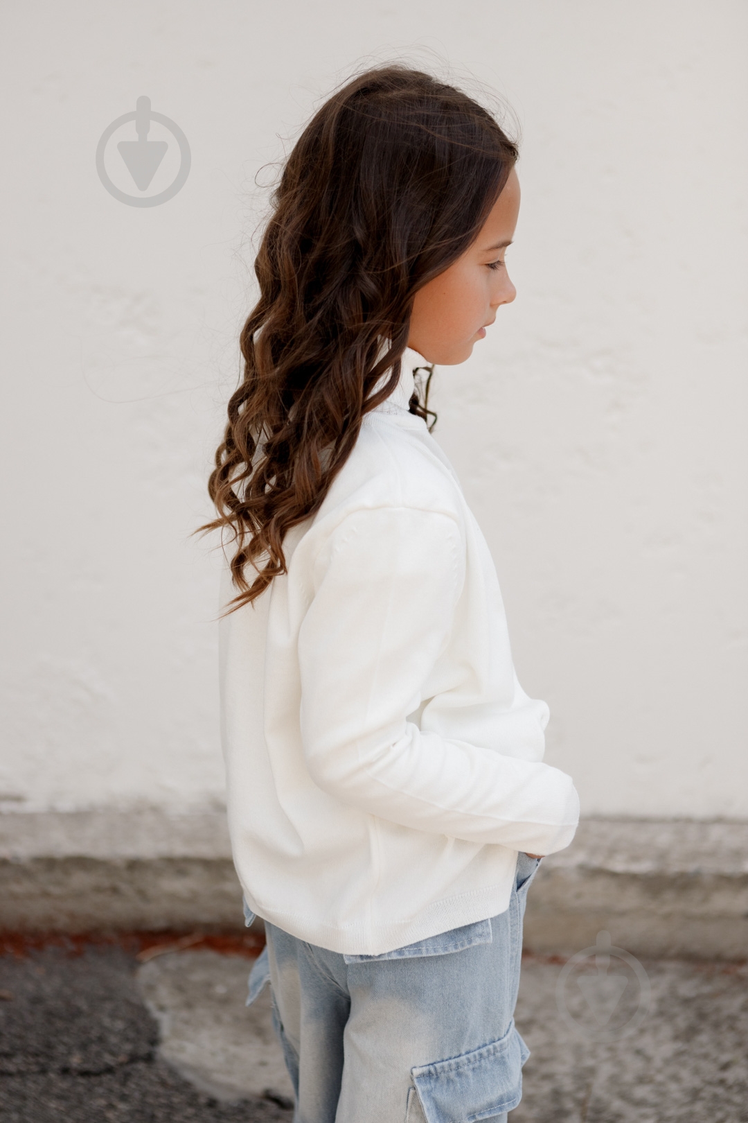 Кофта для девочки ART KNIT Дженис р.122 молочный - фото 6