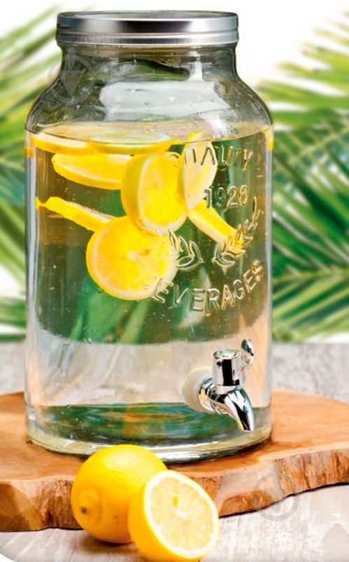 Банка для напоїв з краном 5,5 л - фото 2