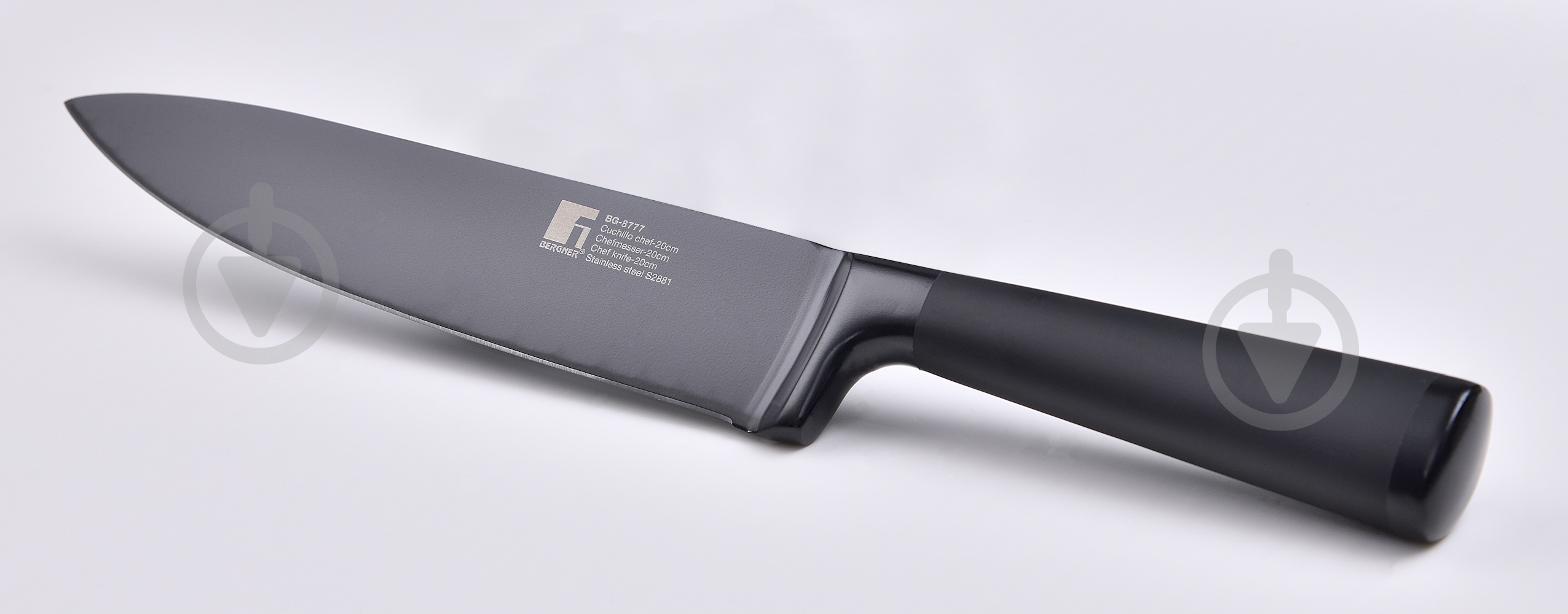 Ніж кухарський Bergner Blackblade 20 см BG-8777 - фото 2