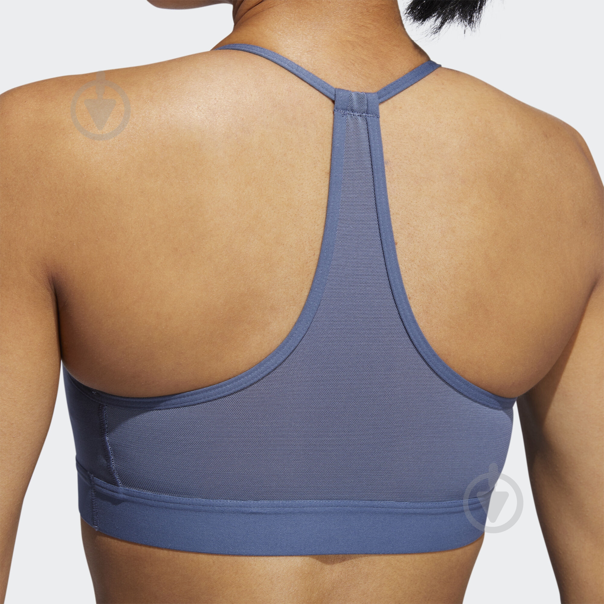 Бра Adidas AM BOS BRA EA3270 р.2XS синий - фото 7