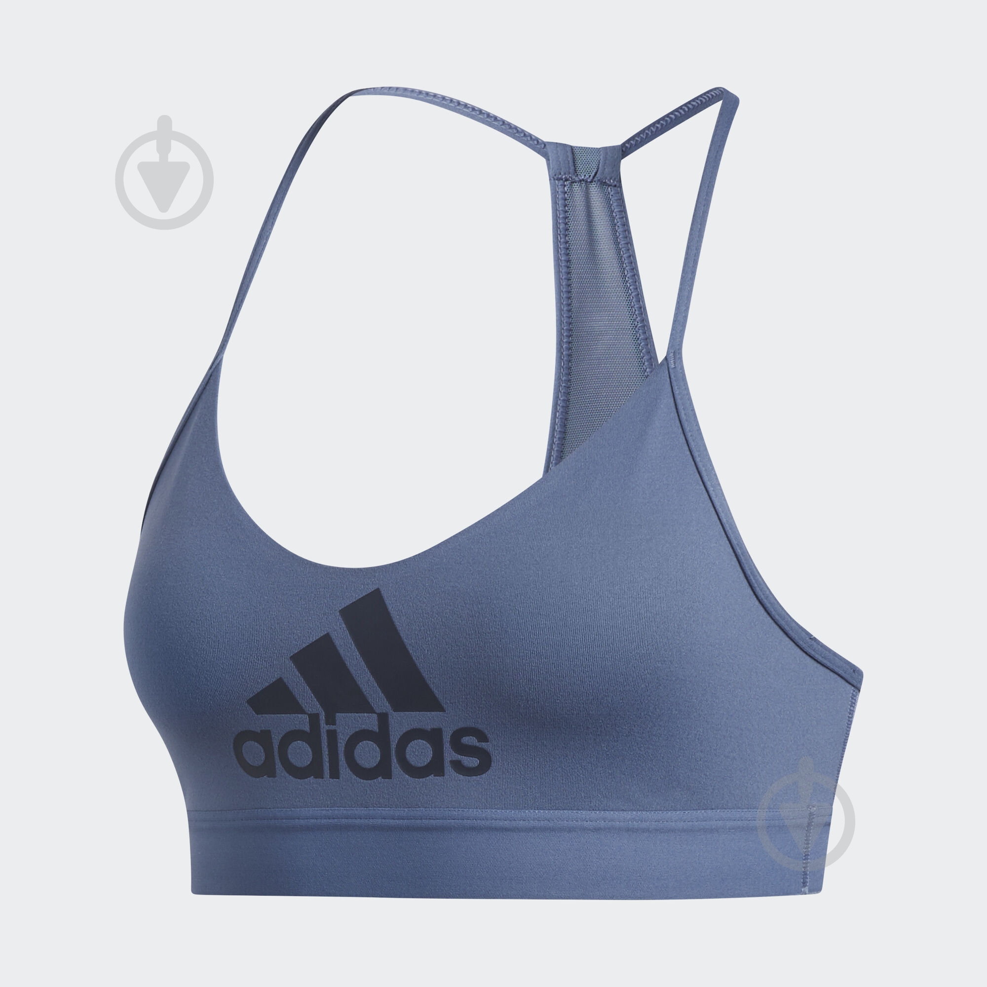 Бра Adidas AM BOS BRA EA3270 р.2XS синий - фото 1