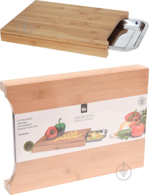 Дошка кухонна Excellent Houseware 35x25x4 см - фото 1