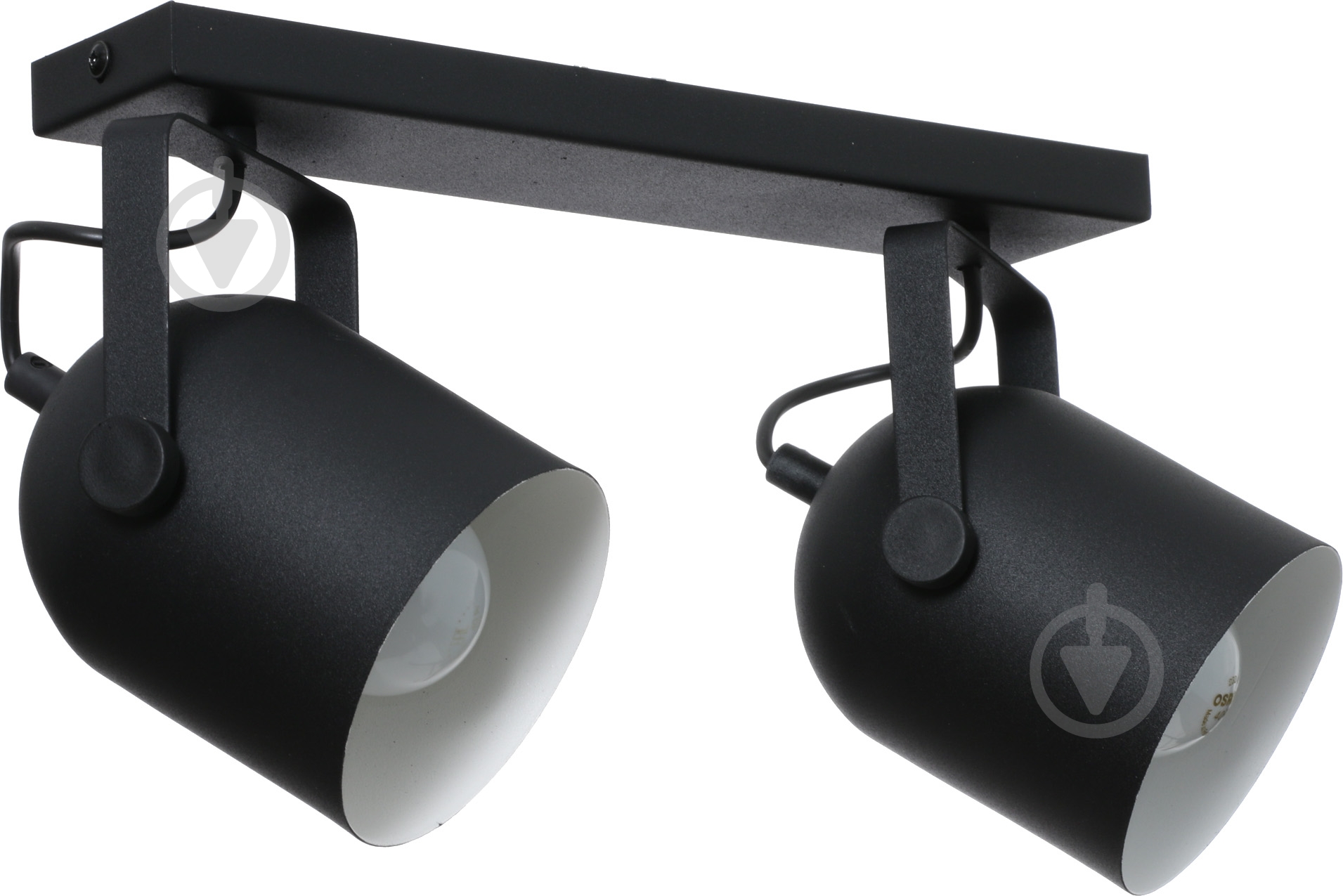 Спот TK Lighting 2610 Spectra 2x60 Вт E27 черный с белым - фото 1