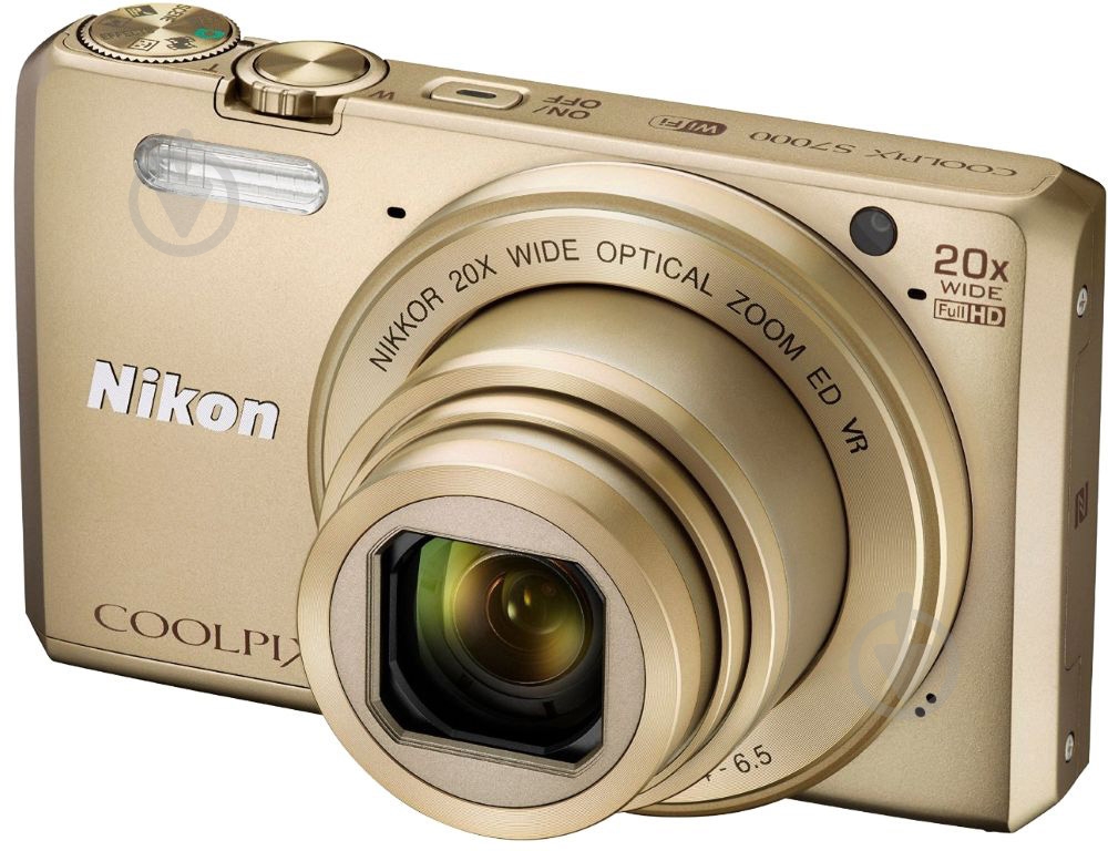 Фотоапарат Nikon Coolpix S7000 gold - фото 3