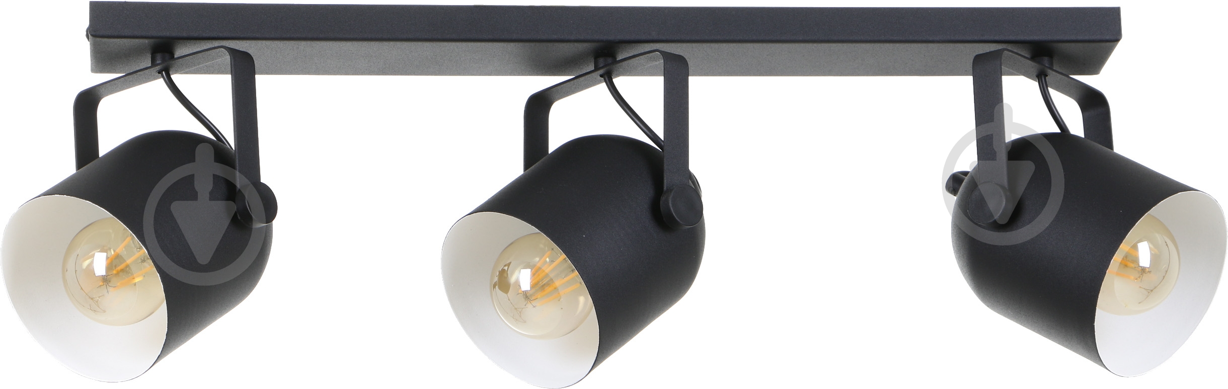 Спот TK Lighting 2611 Spectra 3x60 Вт E27 черный с белым - фото 1