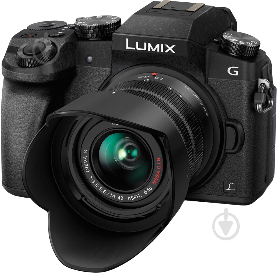 ᐉ Фотоаппарат Panasonic Lumix DMC-G7 Kit 14-42mm black • Купить в