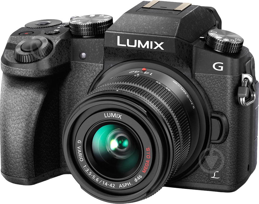 aaaaaaai簡単自撮り撮影★4K撮影★ DMC-G7ダブルレンズキット ᐉ Фотоапарат Panasonic Lumix DMC-G7 Kit 14-42mm black • Краща