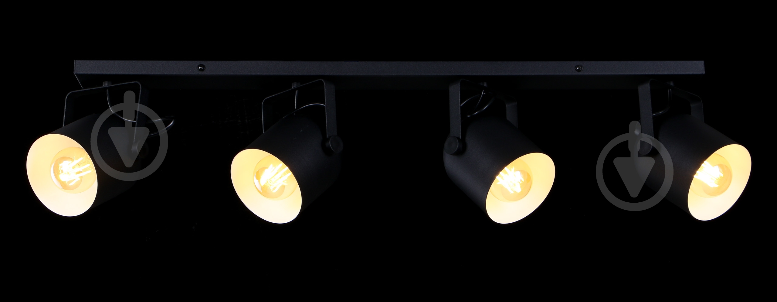 Спот TK Lighting 2612 Spectra 4x60 Вт E27 черный с белым - фото 2