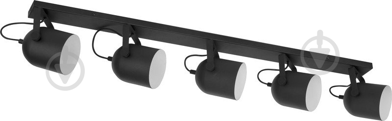 Спот TK Lighting 2614 Spectra 5x60 Вт E27 черный с белым - фото 1 Спот TK Lighting 2614 Spectra 5x60 Вт E27 черный с белым - фото 1