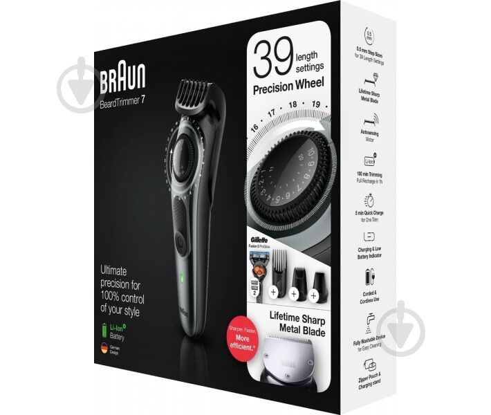 Машинка для стрижки Braun BT7240 - фото 5 Машинка для стрижки Braun BT7240 - фото 5