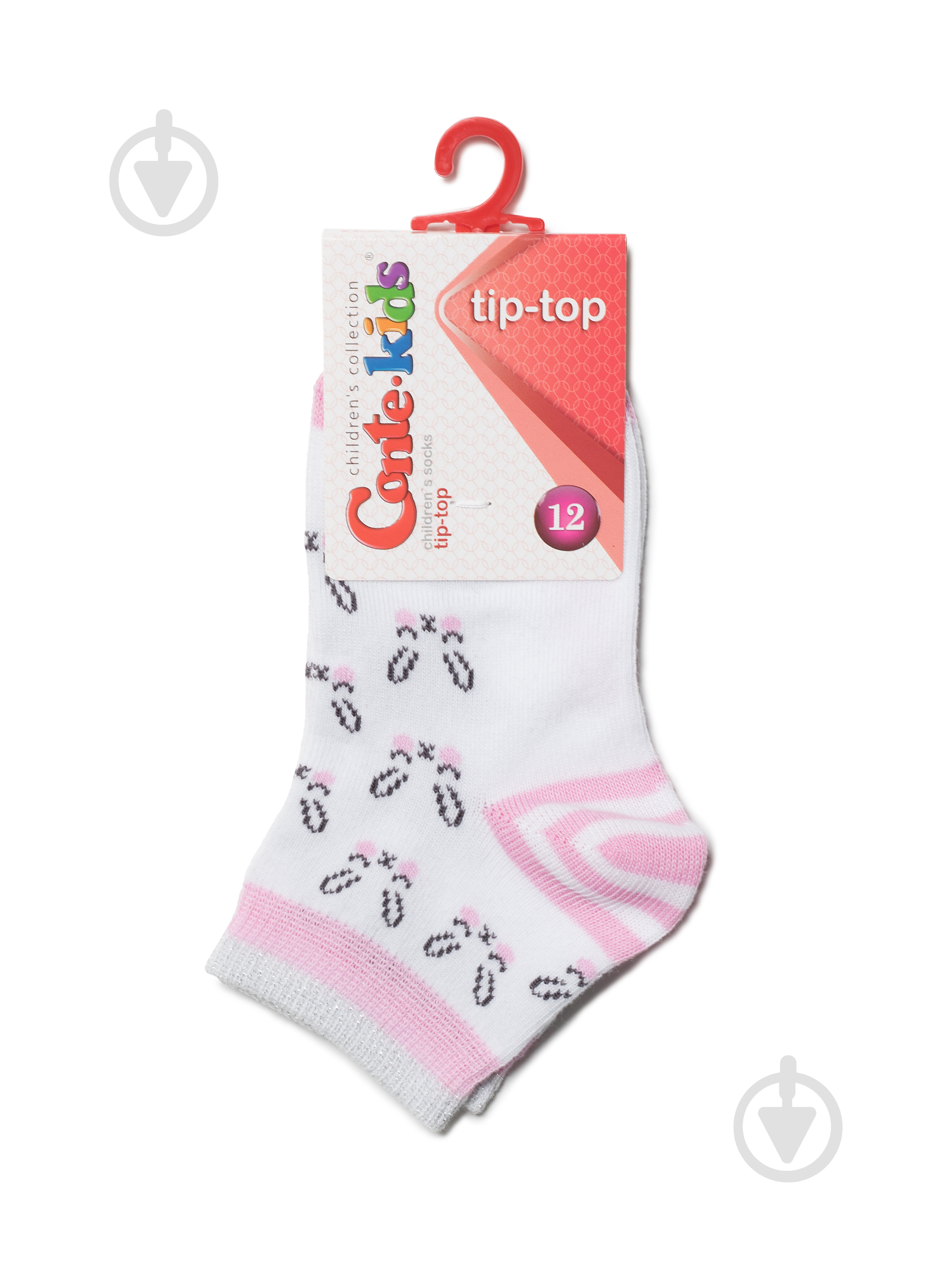 Шкарпетки дитячідля дівчатокдля хлопчиків Conte-Kids TIP-TOP 5С-11СП 496 р.14 білий - фото 2