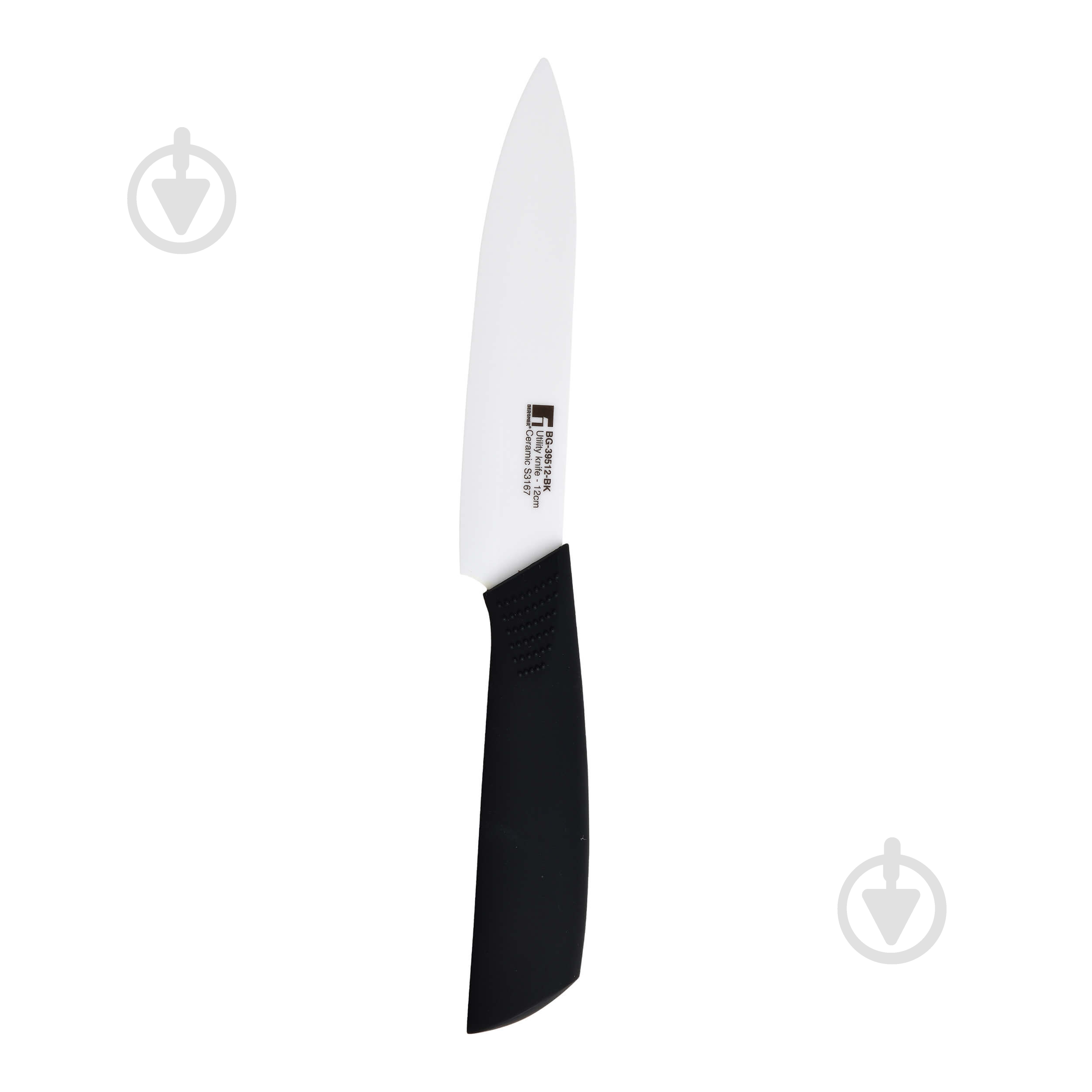 Ніж універсальний Bergner Cera-bio 12 см BG-39512-BK - фото 1