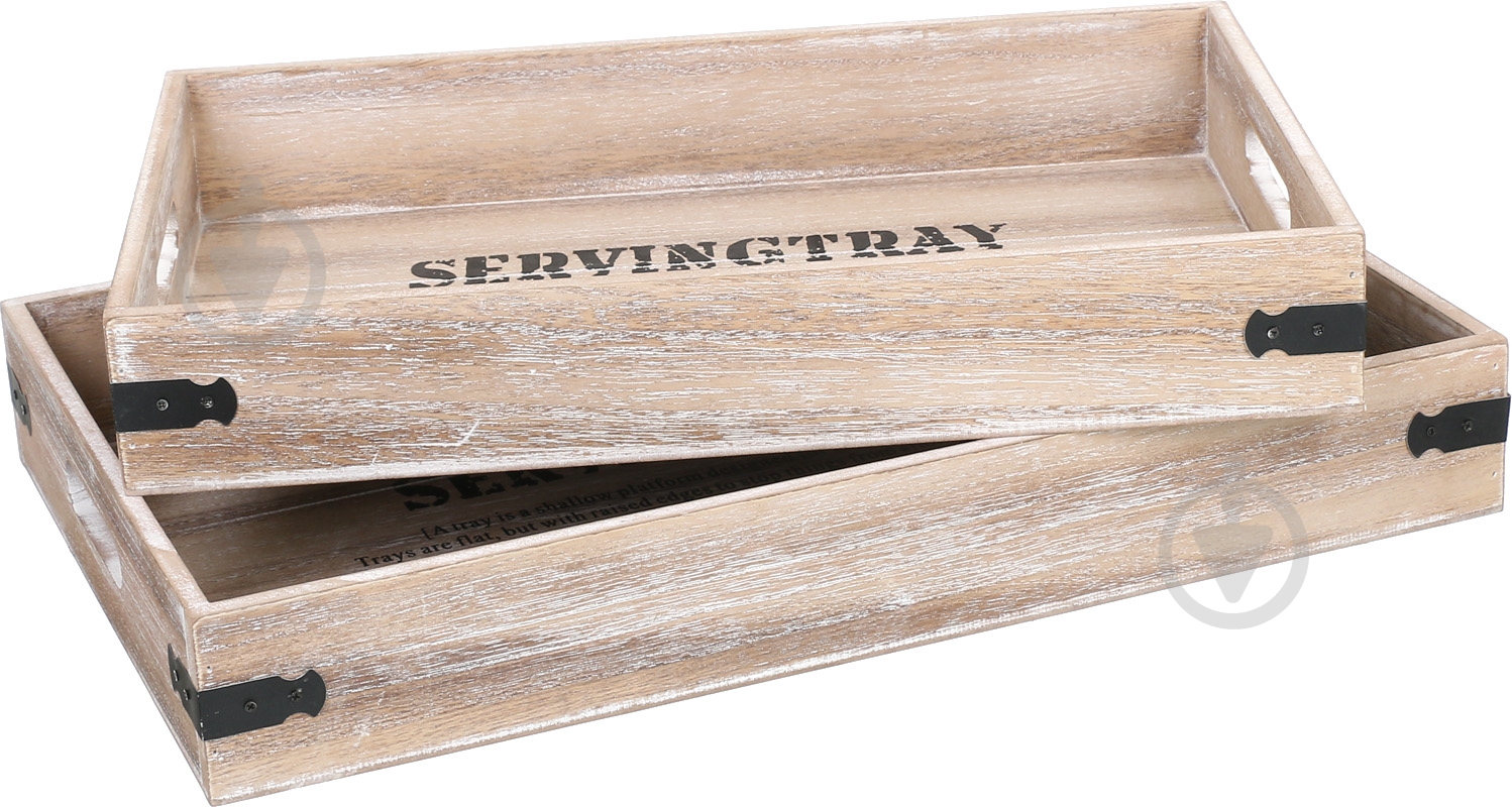 Набор подносов 2 шт. - фото 1