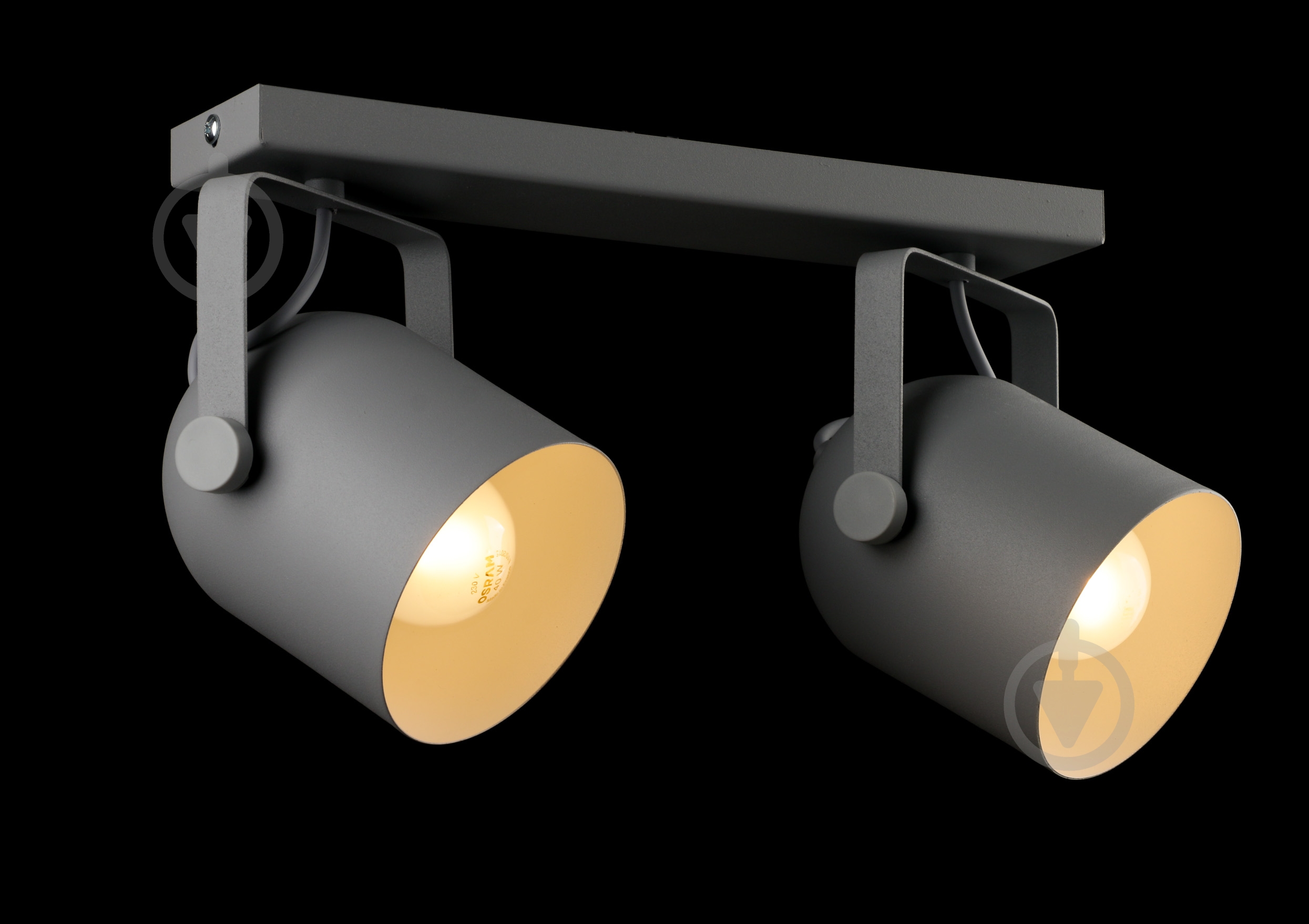 Спот TK Lighting 2616 Spectra 2x60 Вт E27 серый с белым - фото 2 Спот TK Lighting 2616 Spectra 2x60 Вт E27 серый с белым - фото 2