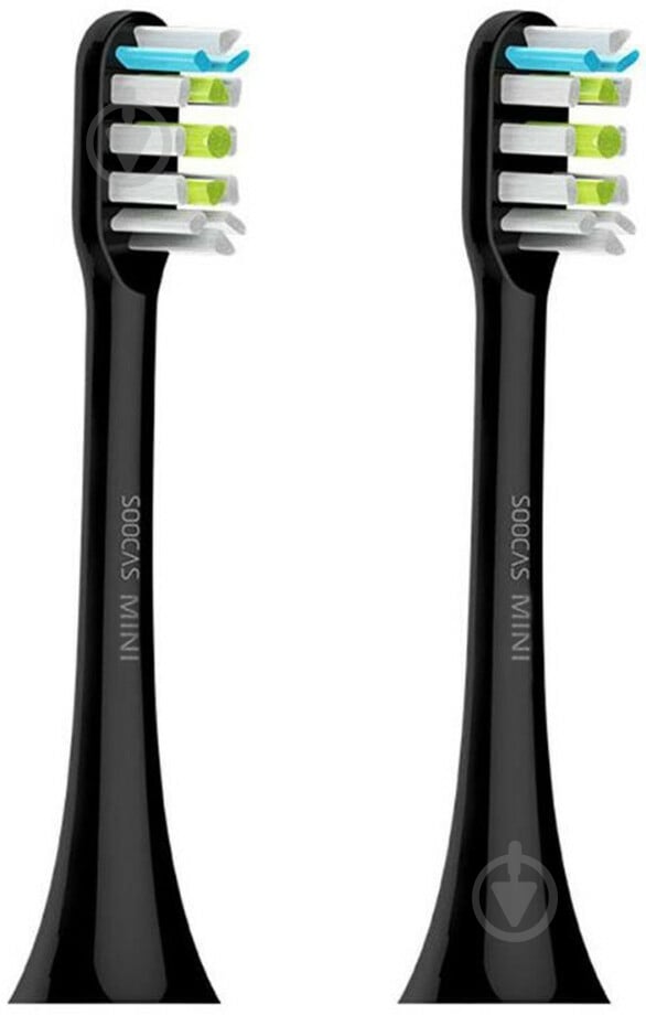 Насадка для електричної зубної щітки Soocas X1/X3 черная 2шт AN (944122) - фото 1 Насадка для електричної зубної щітки Soocas X1/X3 черная 2шт AN (944122) - фото 1
