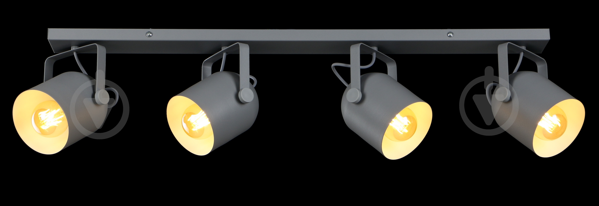 Спот TK Lighting 2619 Spectra 4x60 Вт E27 серый с белым - фото 2