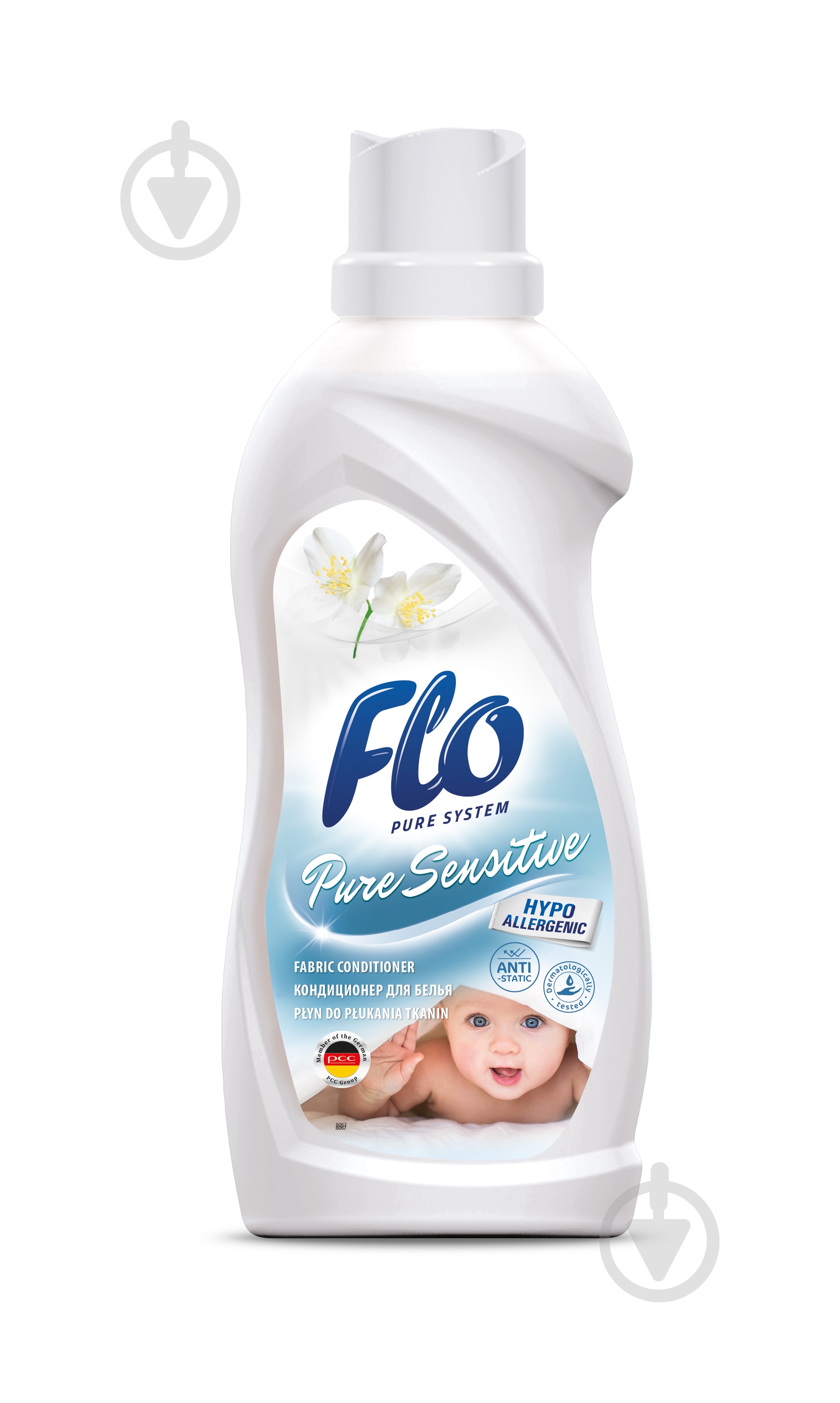 Кондиционер-ополаскиватель Flo Pure Sensitive 1 л - фото 1