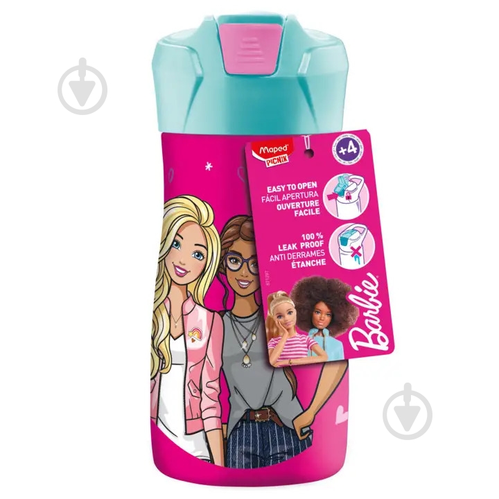 Бутылка для воды Maped Barbie 430 мл - фото 2