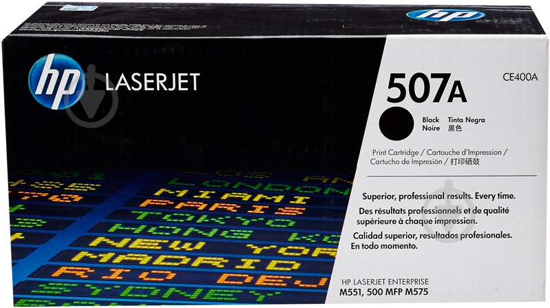 Картридж HP 507A CE400A black - фото 1