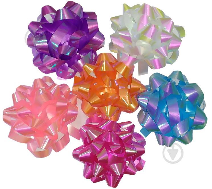 Бантики перламутр 7 см в ассортименте - фото 1 Бантики перламутр 7 см в ассортименте - фото 1