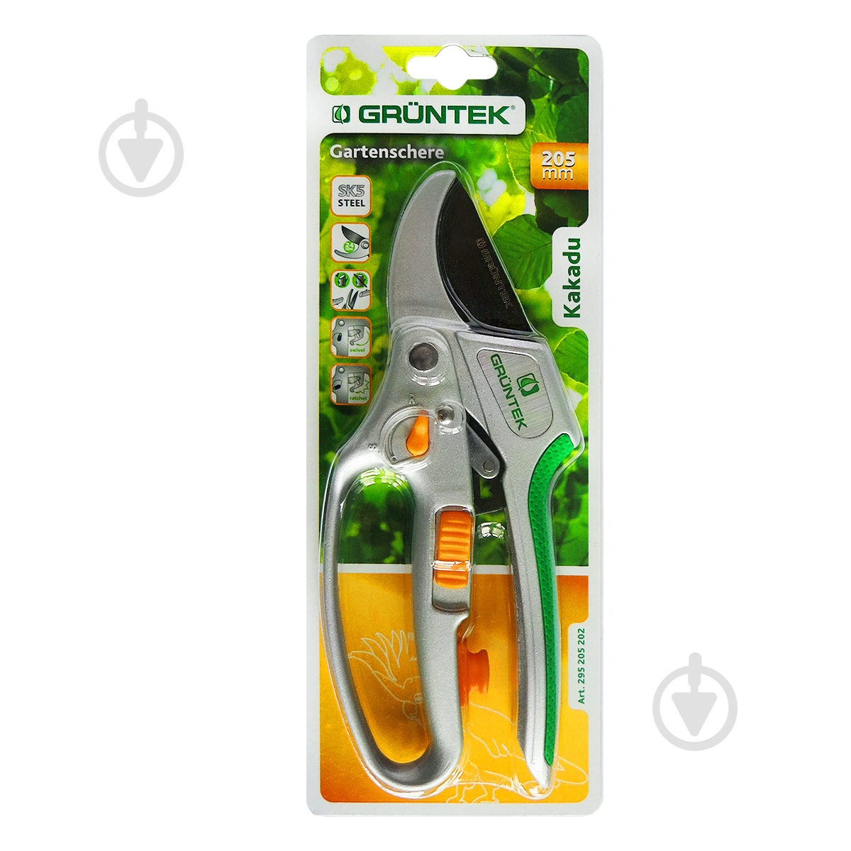 Секатор плоскостной Gruntek Albatross (295216020) - фото 12