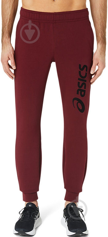 Брюки Asics ASICS BIG LOGO SWEAT PANT 2031A977-601 р. 2XL красный - фото 1