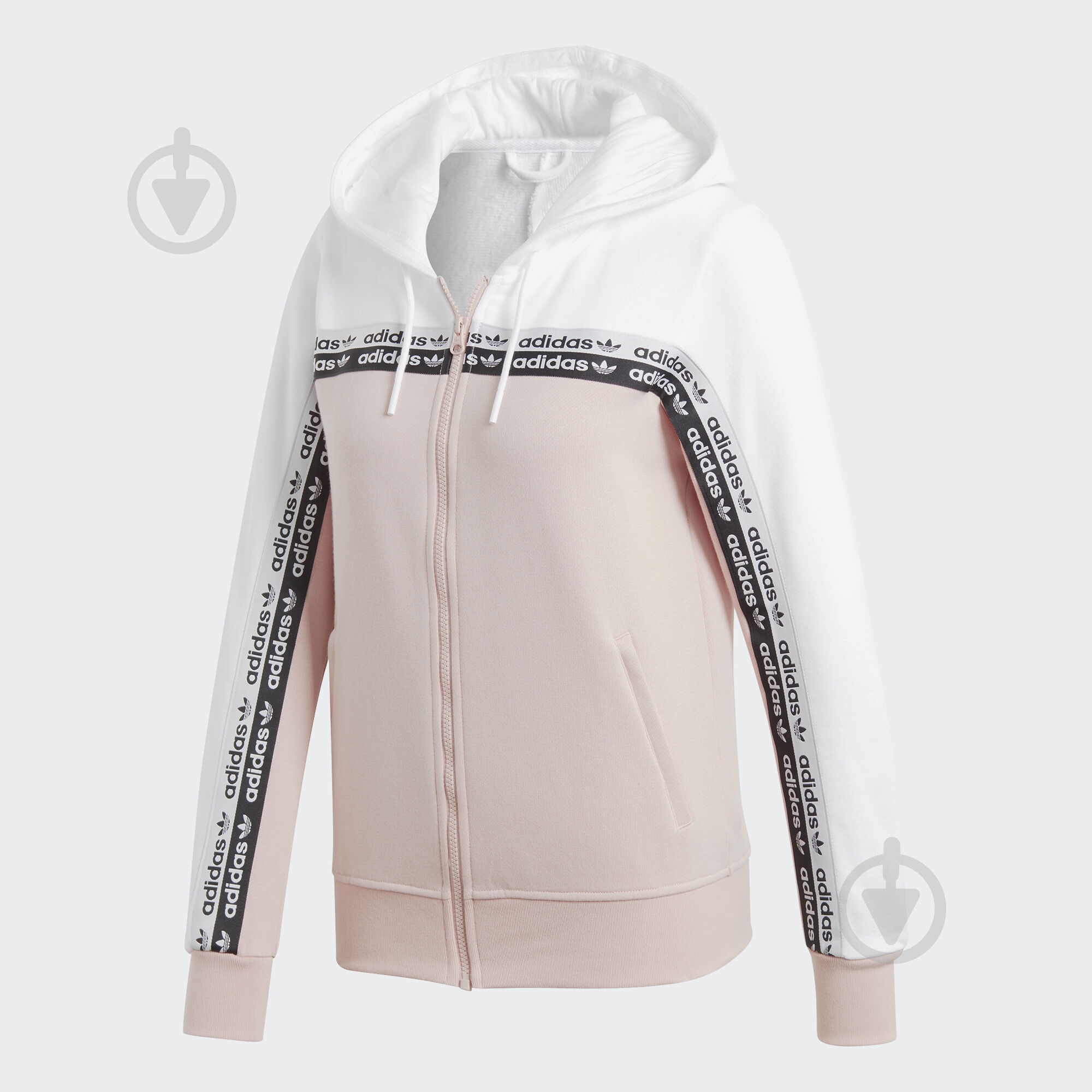 Джемпер Adidas TT Hooded EC0743 р. 32 белый - фото 1