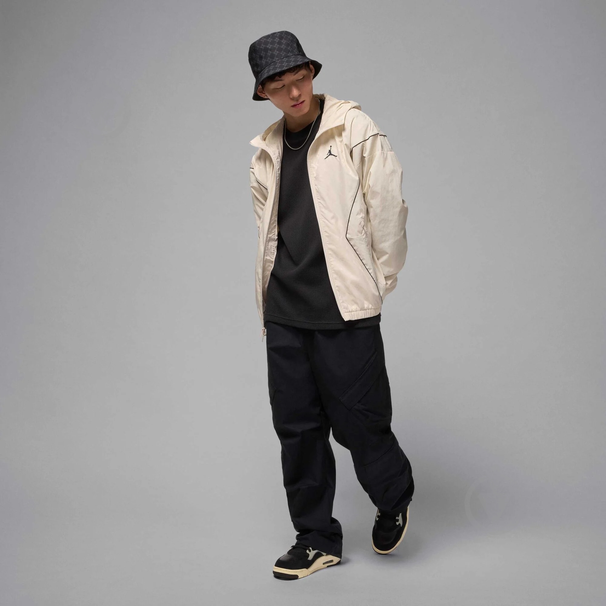 Джемпер Jordan M J BRK DRAFT JKT AOP HV0554-104 р.L бежевий - фото 8