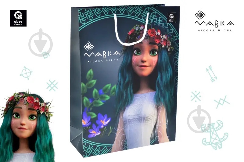 Пакет паперовий Мавка L qbee - фото 1