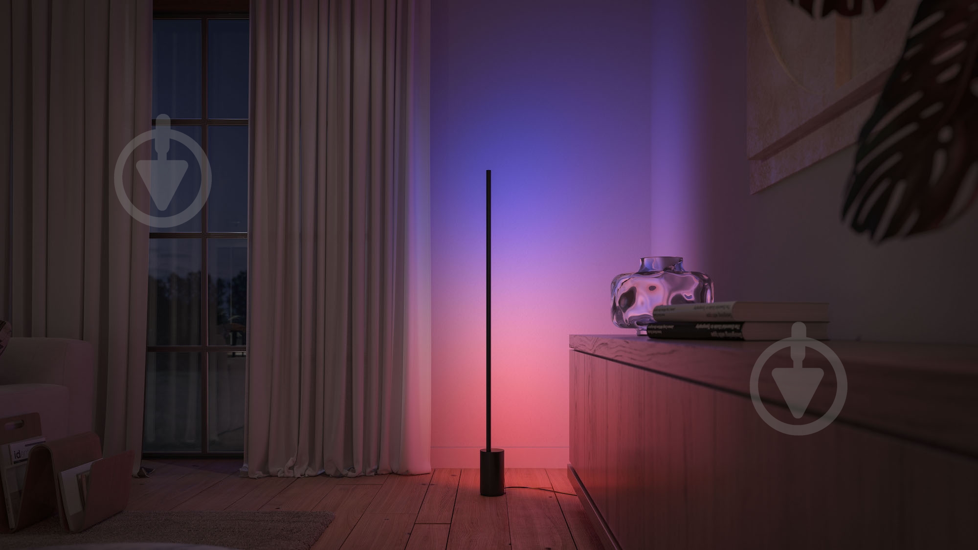 Торшер Philips Hue Signe Gradient Bluetooth DIM 29 Вт черный 915005987201 - фото 6