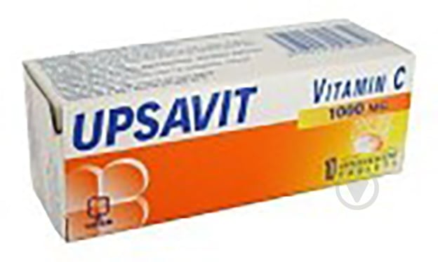 Витамины Упсавит витамин С таблетки 1 г - фото 1