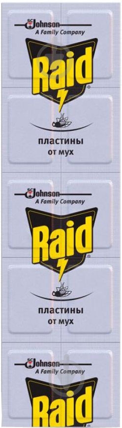 Пластины Raid для фумигатора 10 шт. - фото 1