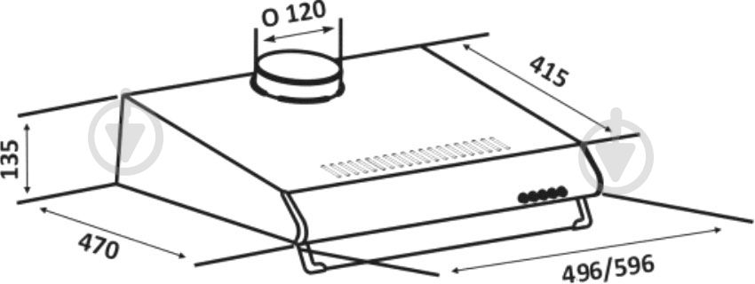 Вытяжка Eleyus BONA ІІ LED SMD 50 BG - фото 13 Вытяжка Eleyus BONA ІІ LED SMD 50 BG - фото 13