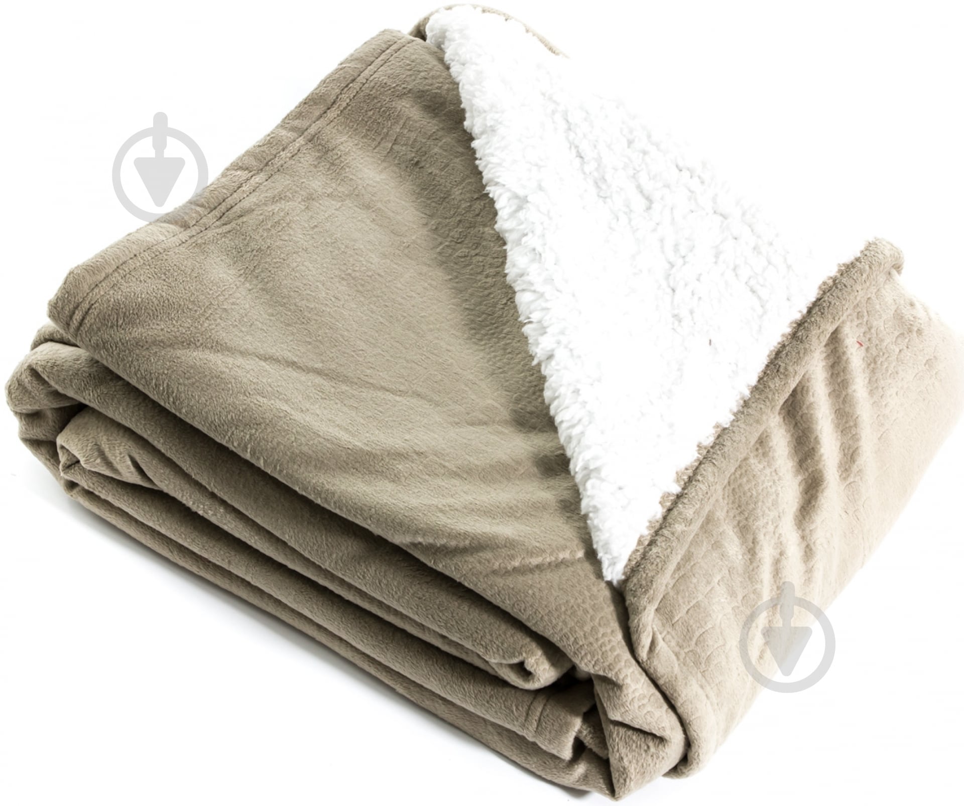 Плед Snake 160x200 см белый La Nuit - фото 2