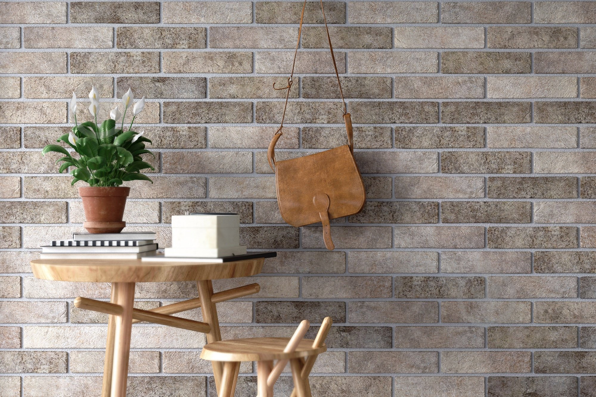 Плитка Golden Tile BrickStyle Seven tones grey 342020 6x25 см - фото 4