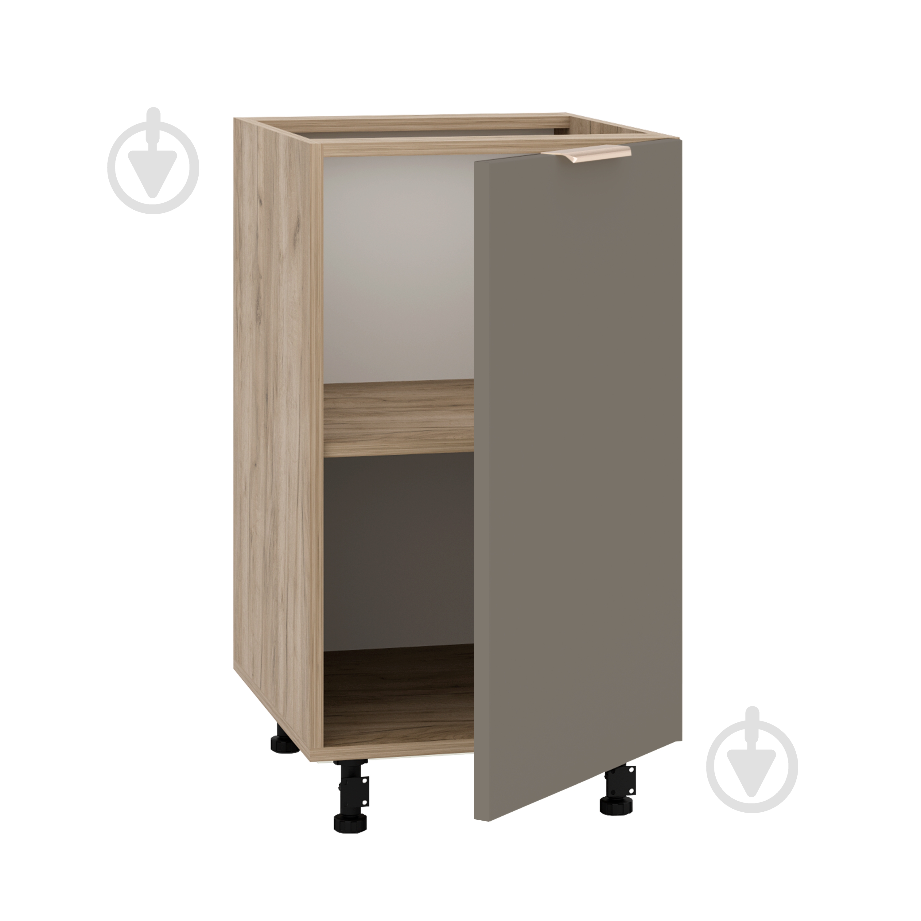 Тумба нижня 45/82 MC Natura Товтри тауп грей/дуб крафт сірий LuxeForm - фото 2